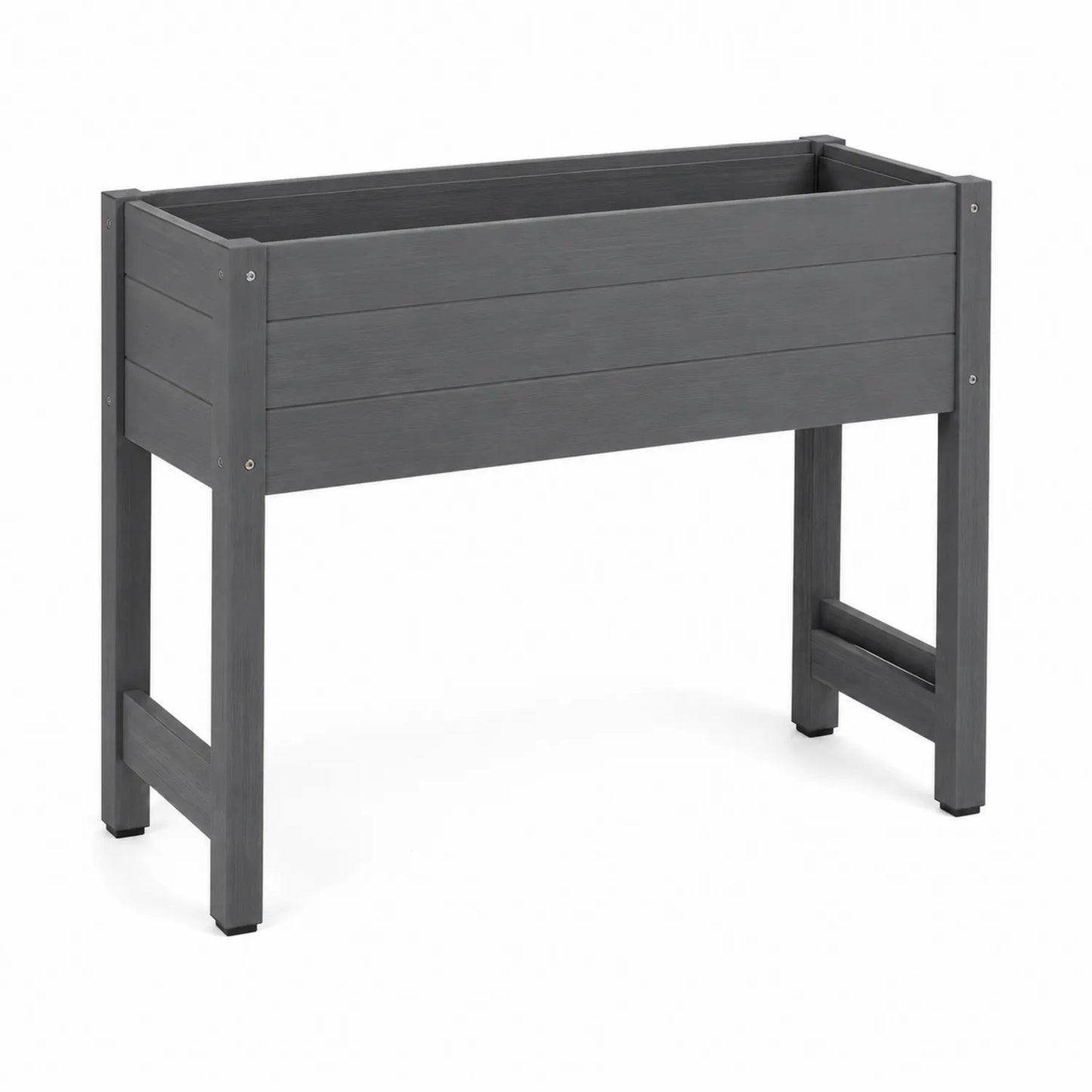 Hochbeet Holz Grau 100x40x80cm