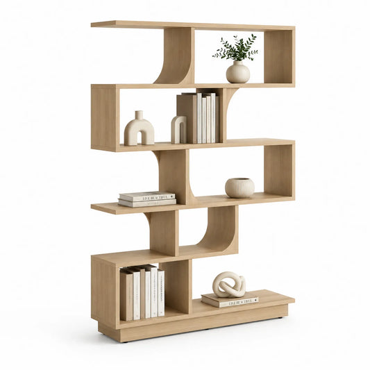 Holzregal Eichenholz Natur 180 cm