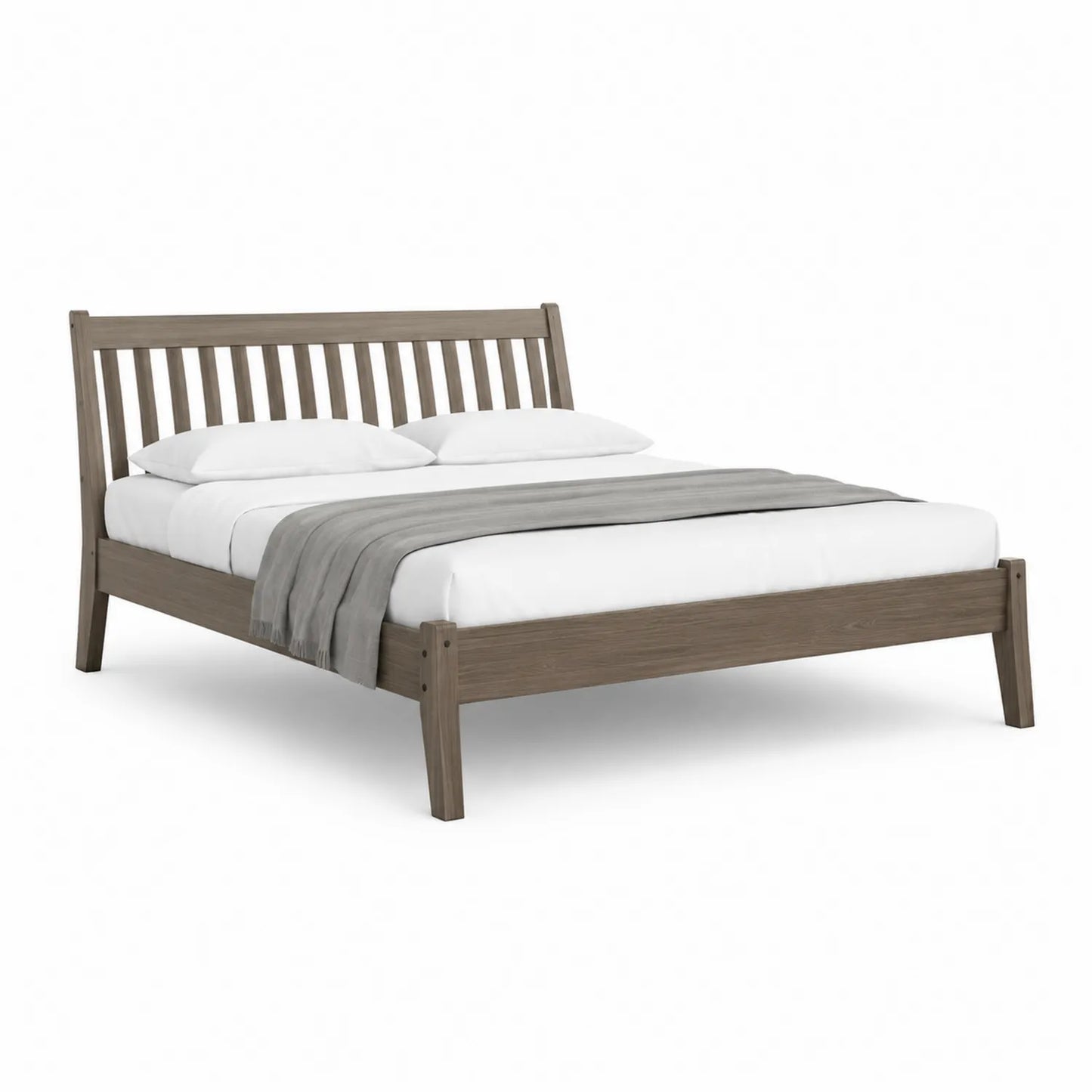 Holz Doppelbett 200x160cm Eiche Braun