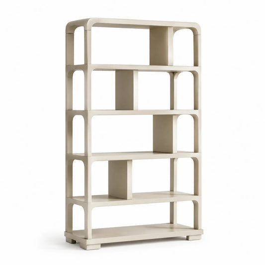 Kunststoffregal Beige 5 Ebenen 180 cm