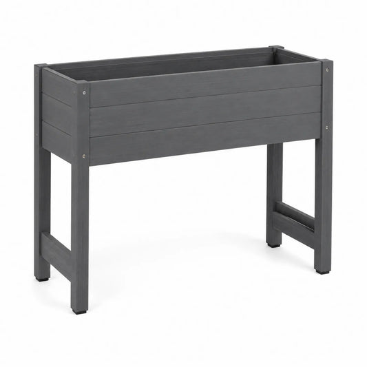 Hochbeet Holz Grau 100x40x80cm