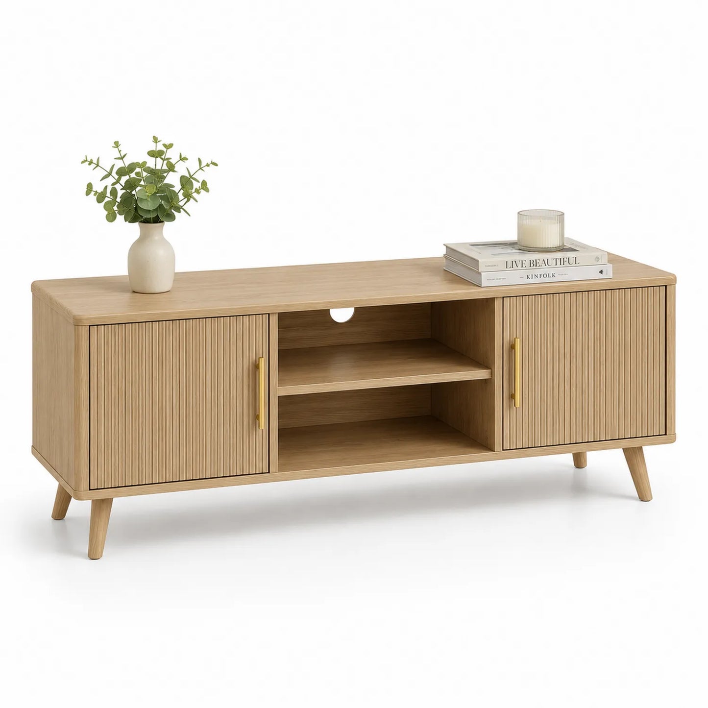 TV-Schrank aus Eichenholz 160cm